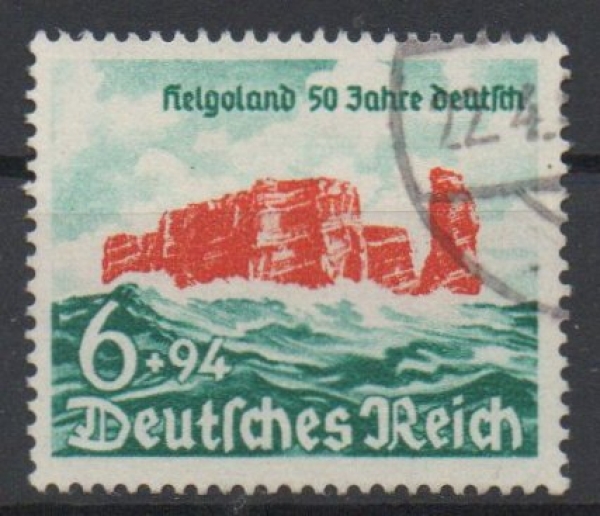 Michel Nr. 750, Helgoland gestempelt.